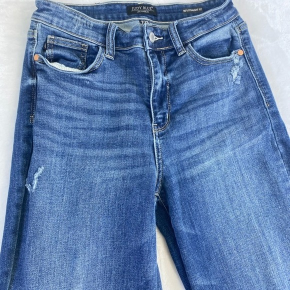 Judy Blue Jeans Women Sz 28x31 Medium Wash 90s Straight Fit Classic - Picture 9 of 16